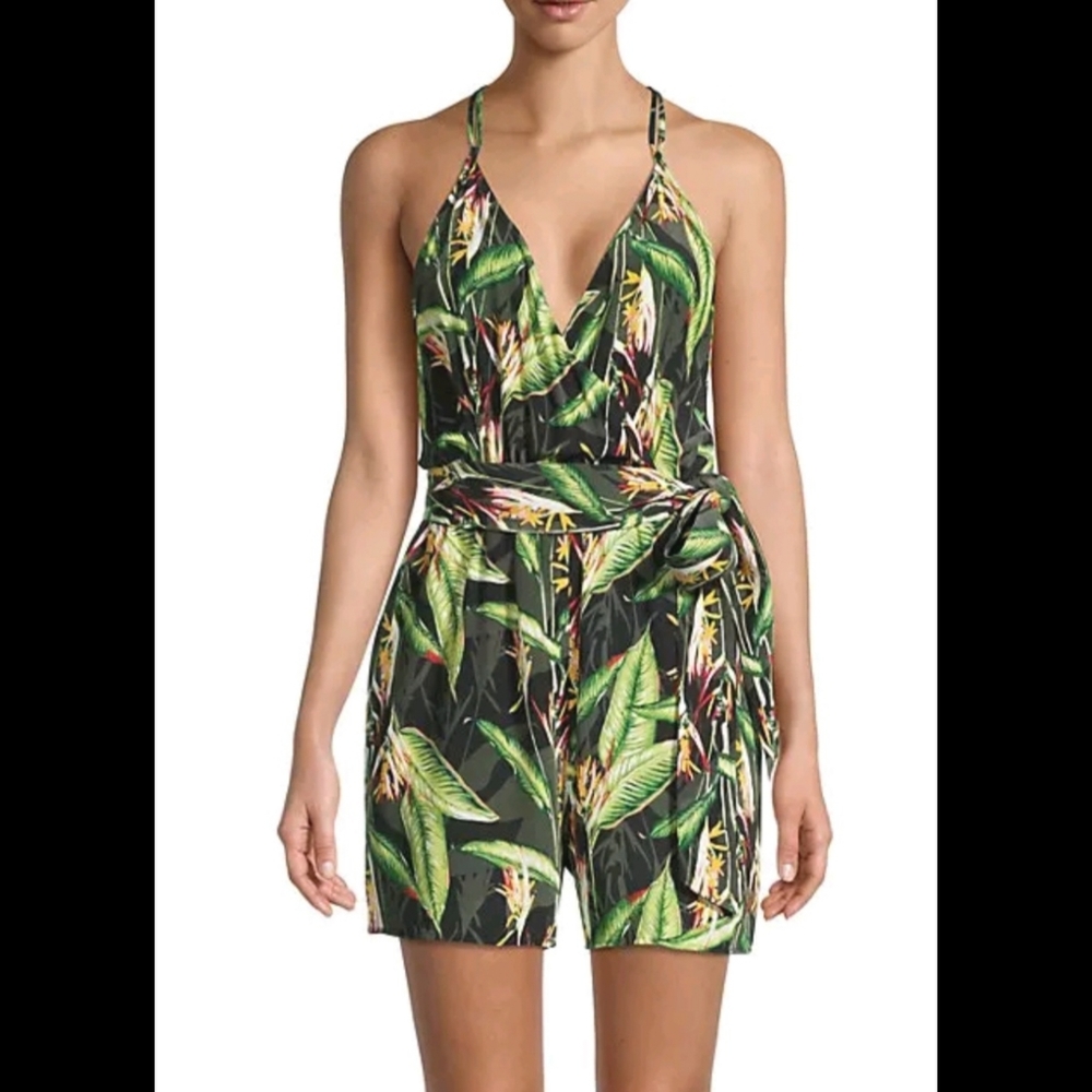 BCBG birds of paradise romper size XS $198